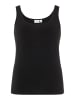 Vila Langes Tank Top Plus Size Übergrößen Ärmelloses Basic VIJENNI in Schwarz