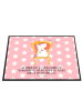 Mr. & Mrs. Panda Ostergeschenk Einhorn Prinzessin mit Spruch in Rot Pastell