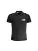 cavalli CLASS Schwarzes Baumwoll-Polohemd