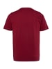 Men Plus Kurzarm T-Shirt in kupferbraun