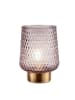 Pauleen Tischleuchte Sparkling Glamour in grau -H:210mm