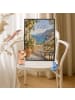 Mr. & Mrs. Panda Artprint Balkon sommerlich Design mit Spruch in Weiß