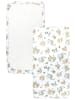 TupTam Baby Kinder Spannbettlaken 2er Pack in grün/beige