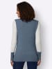 WITT WEIDEN Langarm-Pullover in rauchblau-ecru-meliert