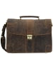 Greenburry Vintage Aktentasche Leder 38.5 cm brown