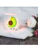 Mr. & Mrs. Panda Teelicht Avocado Pfeifen mit Spruch in Transparent