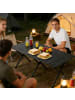 relaxdays Campingtisch in Schwarz - (B)120 x (H)44 x (T)60 cm