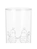Mr. & Mrs. Panda Glas Sternzeichen Zwilling ohne Spruch in Transparent