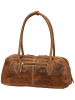 Greenburry Schultertasche Vintage East/West Umhängetasche in Sattelbraun