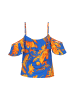 aleida Women Top in Blue Yellow
