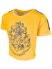 Harry Potter T-Shirt Harry Potter Crop Top mit Glitzer in Gelb