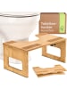 Praknu Klappbarer Toilettenhocker aus FSC® Bambus-Holz