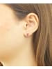 Diamant L'éternel Ohrstecker aus 375 Weißgold mit 0.04 Karat Diamant mit Rubin