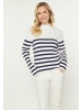 usha BLUE LABEL Women Sweater in offwhite navy