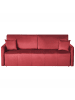 Beliani Schlafsofa EGGE in Rot - (W) 220 x (H) 88 x (L) 93 cm