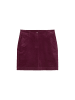 Marc O'Polo Cord-Minirock A-Shape in Aubergine Red