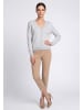 Usha Women Cardigan in light grey melange