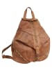 Samantha Look Rucksack echt Leder in cognac