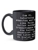 Mr. & Mrs. Panda Tasse Spruch 85. Geburtstag mit Spruch in Schwarz