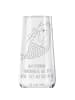 Mr. & Mrs. Panda Champagnerglas Wassermann Astrologie mit Spruch in Transparent