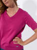 WITT WEIDEN V-Ausschnitt-Pullover in fuchsia