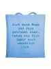 Mr. & Mrs. Panda canvas tasche Spruch Trennung von den Eltern mi... in Sky Blue