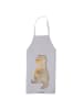 Mr. & Mrs. Panda Kellnerschürze Otter Bauch ohne Spruch in Grau Pastell