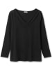 sheego by Joe Browns Langarmshirt in schwarz