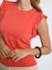 Peppercorn T-Shirt in Hot Coral