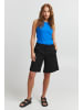 PULZ Jeans Shorts in schwarz