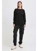 Oxmo Rundhalspullover OMHillary in Schwarz