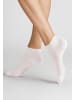 Hudson Sneakersocken Relax Fine weich in White