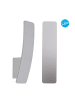 näve LED Wandleuchte "STAN" in silber - (L)29.5 cm x (B)6 cm x (H)6.8 cm - EEK F