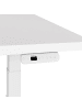 Beliani Höhenverstellbarer Schreibtisch DESTINES in Weiß