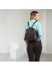 Florence Florence Schultertasche, Cityrucksack Leder dunkelbraun ca. 38cm
