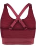 Hummel Hummel Top Hmlclea Yoga Damen Atmungsaktiv Feuchtigkeitsabsorbierenden Nahtlosen in CABERNET/APPLE BUTTER MELANGE