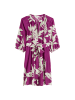 Marc O'Polo Kurzes Print-Kleid relaxed in Dark Pink