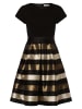 Marie Lund Abendkleid in schwarz gold - 0001