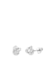 Lucardi 925 Silber Ohrringe Rund