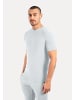 SMILODOX T-Shirt Delian in Hellgrau