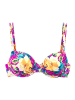 LASCANA Bügel-Bikini-Top in pink bedruckt