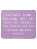 Mr. & Mrs. Panda Mouse Pad Spruch Himmel und Freude mit Spruch in Lavendeltraum