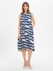 Olsen Kleid in blau beige - 0001