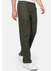 EGOMAXX Cargo Stoff Hose Straight Leg Chino Freizeit Pants aus Baumwolle in Olive