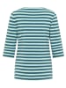 Joy Sportswear 3/4 Arm-Shirt MALINA in deep teal stripes