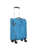 D&N Travel Line 9204 4 Rollen Kabinentrolley 55 cm blau
