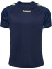 Hummel T-Shirt Hmlblaze in MARINE/SHADOW LIME