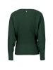 Zero  Strickpullover mit Fledermausärmeln in Green Forest