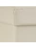 relaxdays Faltbare Sitzbank in Creme - (B)114 x (H)38 x (T)38 cm