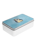 Mr. & Mrs. Panda Geschenkbox Pinguin umarmen ohne Spruch in Eisblau